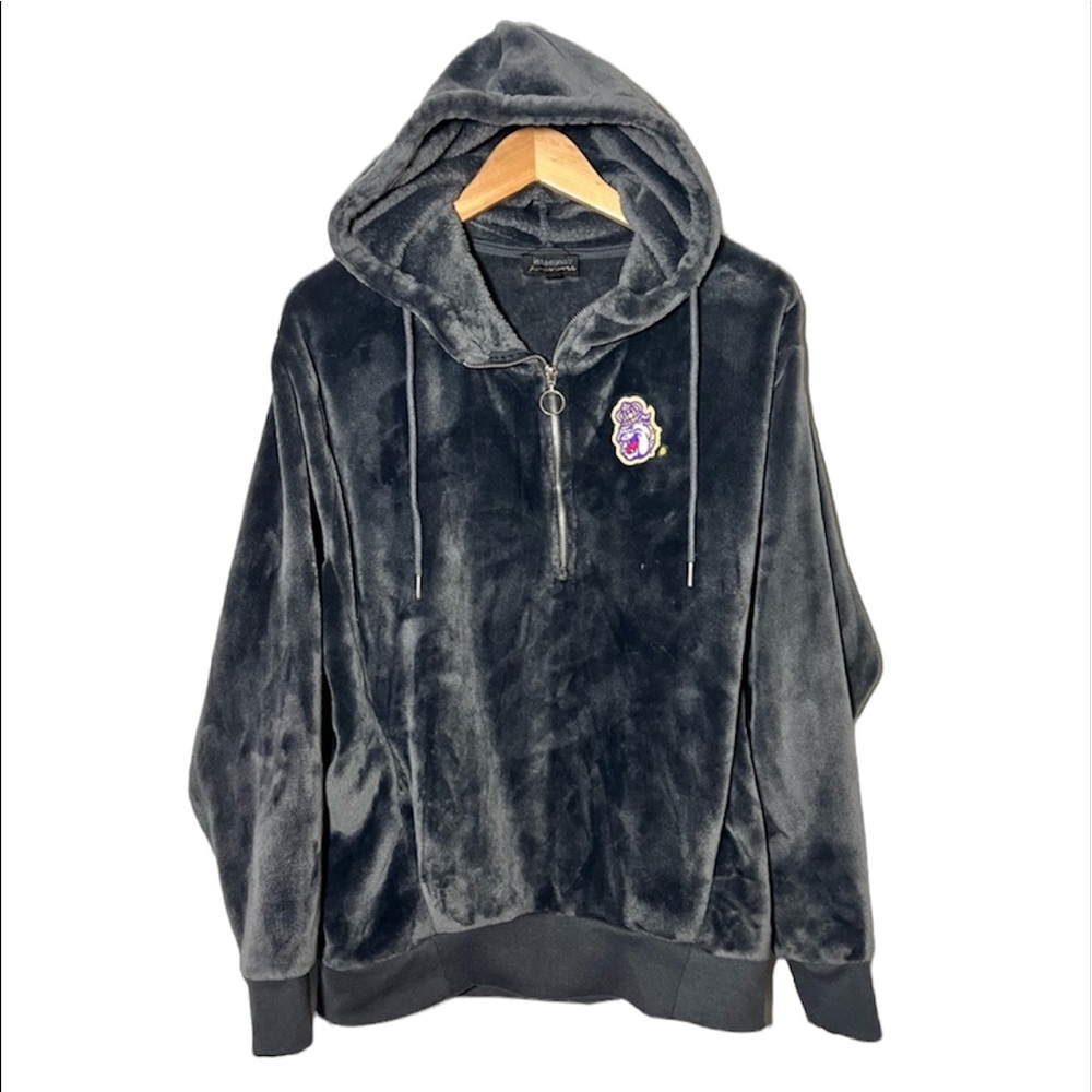Gameday Couture Women’s JMU Soft Fleece Hoodie Gray Large James Madison
